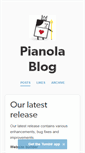 Mobile Screenshot of blog.pianola.net
